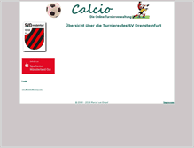 Tablet Screenshot of calcio.sv-drensteinfurt.de